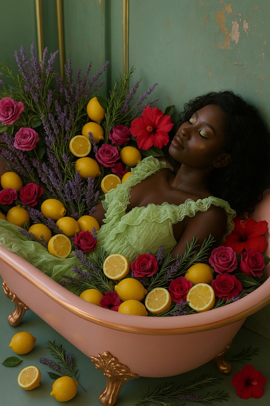 Lavender & Rose Bath Tea